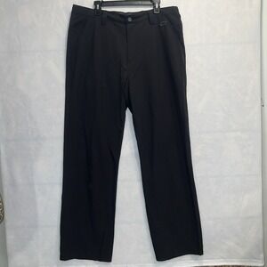 Oakley Black  pants stretch waist golf performance 38x32 regular fit